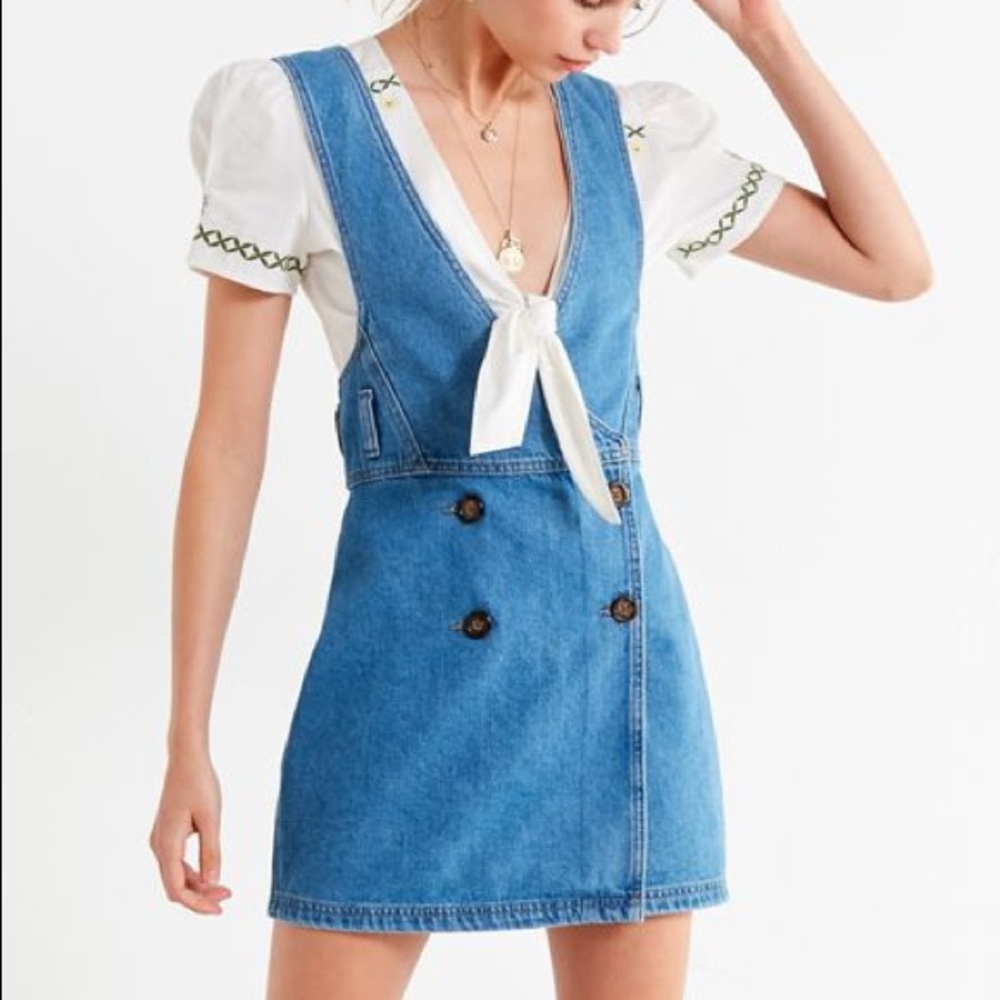 Urban Outfitters Denim Overall Dress